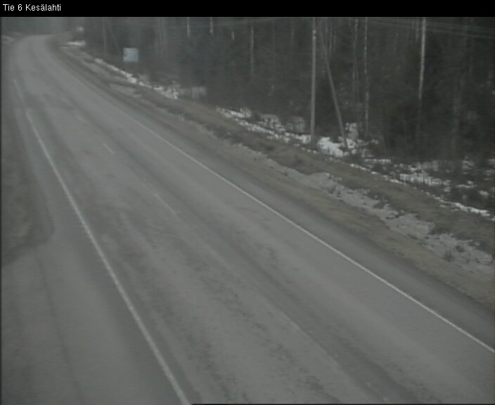 Weather Camera Image Road 6 Kitee, Kesälahti, Kitee, Pohjois-Karjala