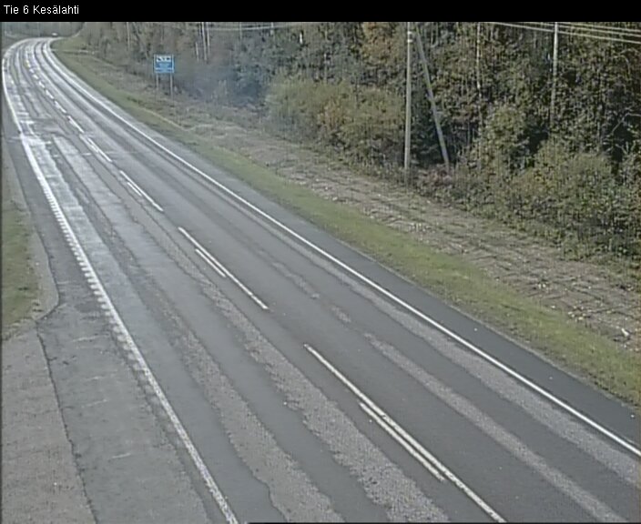 Weather Camera Image Road 6 Kitee, Kesälahti, Kitee, Pohjois-Karjala