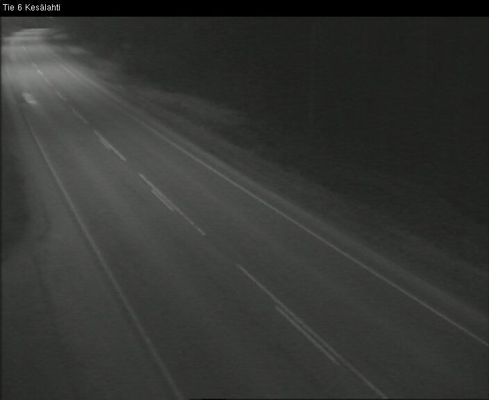 Weather Camera Image Väg 6 Kitee, Kesälax, Kitee, Pohjois-Karjala