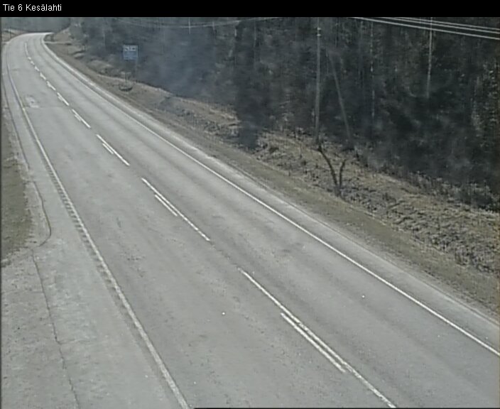 Weather Camera Image Väg 6 Kitee, Kesälax, Kitee, Pohjois-Karjala