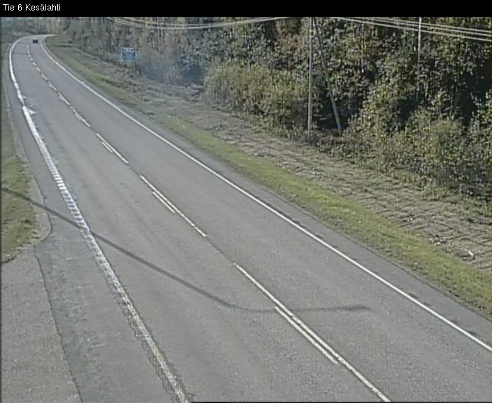 Weather Camera Image Road 6 Kitee, Kesälahti, Kitee, Pohjois-Karjala