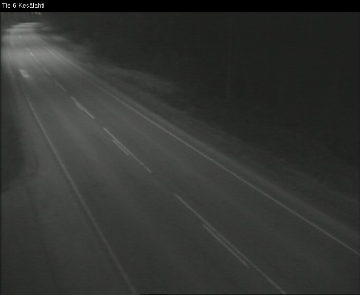 Weather Camera Image Väg 6 Kitee, Kesälax, Kitee, Pohjois-Karjala