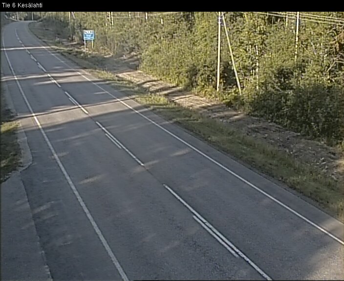 Weather Camera Image Road 6 Kitee, Kesälahti, Kitee, Pohjois-Karjala