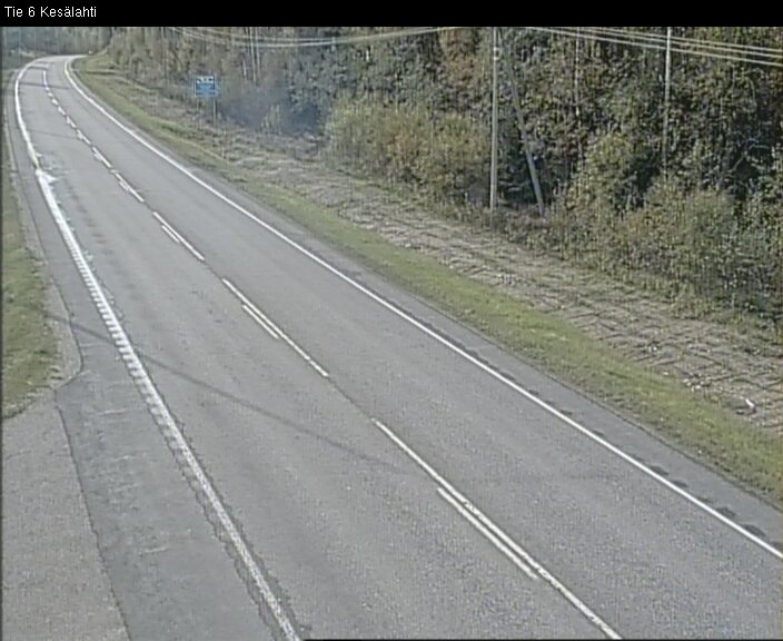 Weather Camera Image Road 6 Kitee, Kesälahti, Kitee, Pohjois-Karjala