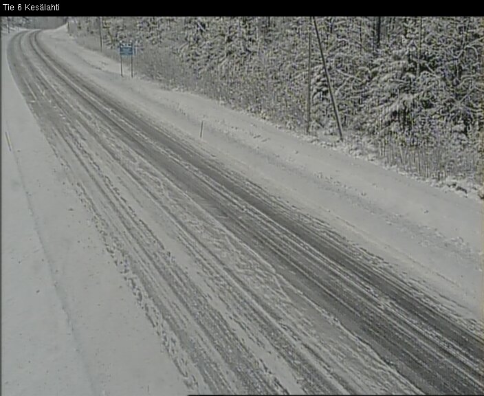 Weather Camera Image Väg 6 Kitee, Kesälax, Kitee, Pohjois-Karjala