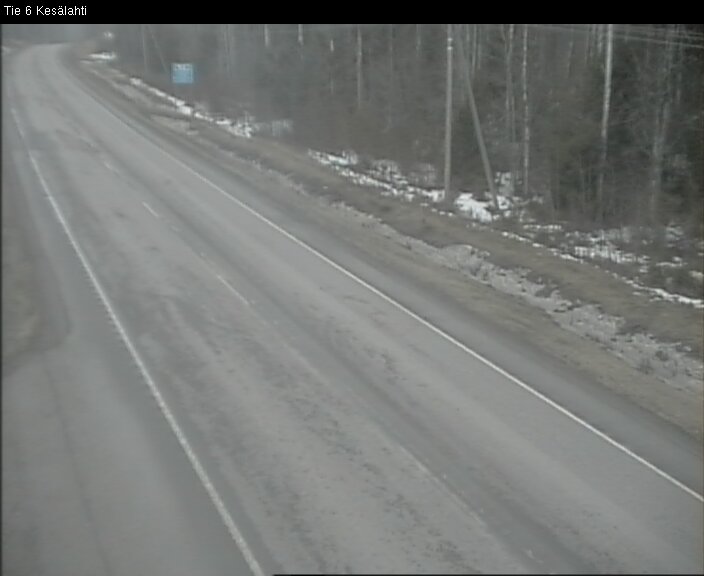 Weather Camera Image Road 6 Kitee, Kesälahti, Kitee, Pohjois-Karjala