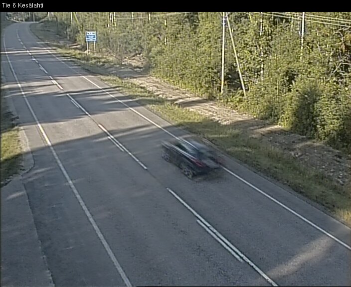 Weather Camera Image Road 6 Kitee, Kesälahti, Kitee, Pohjois-Karjala