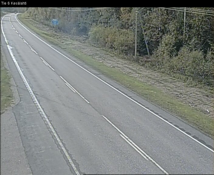 Weather Camera Image Road 6 Kitee, Kesälahti, Kitee, Pohjois-Karjala