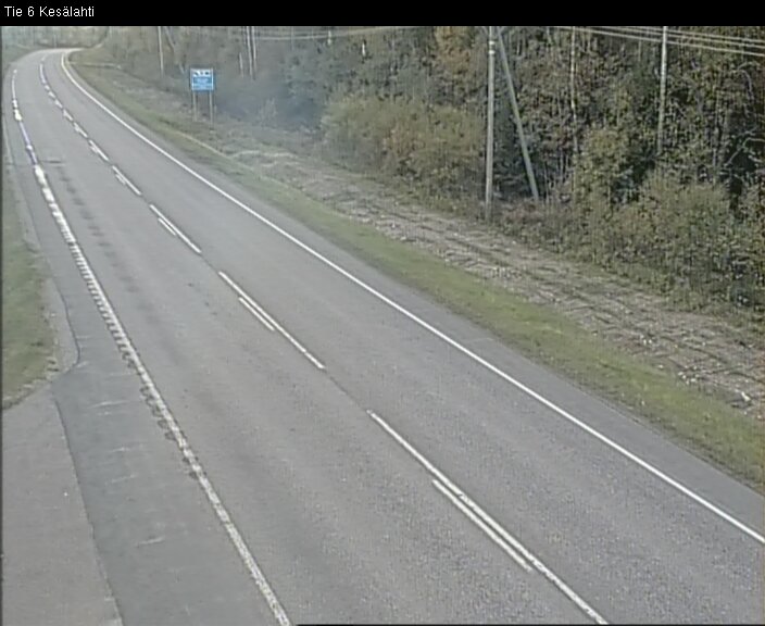 Weather Camera Image Road 6 Kitee, Kesälahti, Kitee, Pohjois-Karjala