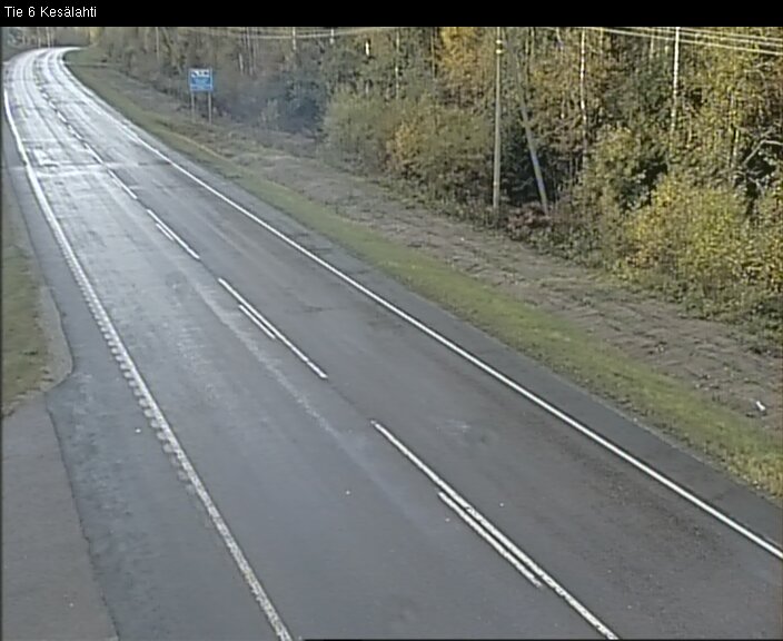 Weather Camera Image Road 6 Kitee, Kesälahti, Kitee, Pohjois-Karjala