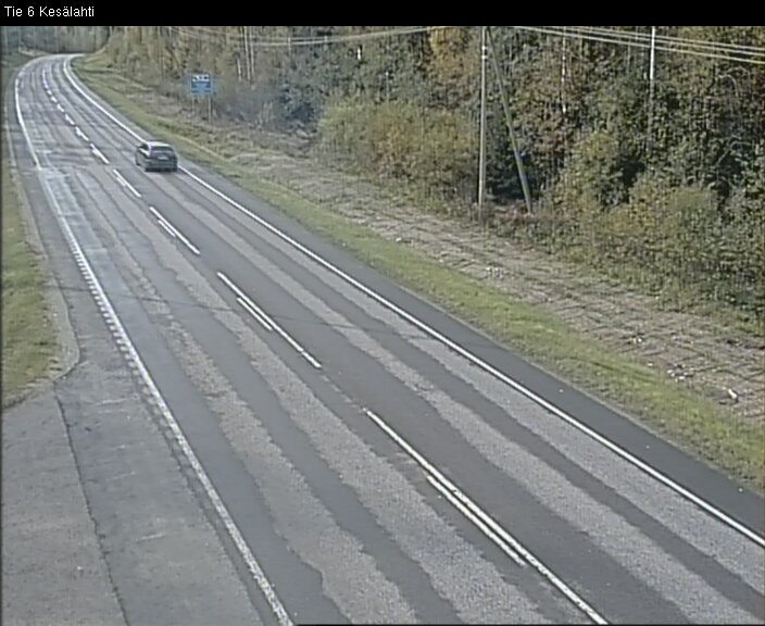 Weather Camera Image Road 6 Kitee, Kesälahti, Kitee, Pohjois-Karjala