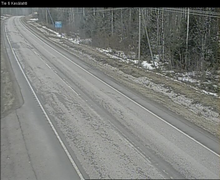 Weather Camera Image Road 6 Kitee, Kesälahti, Kitee, Pohjois-Karjala