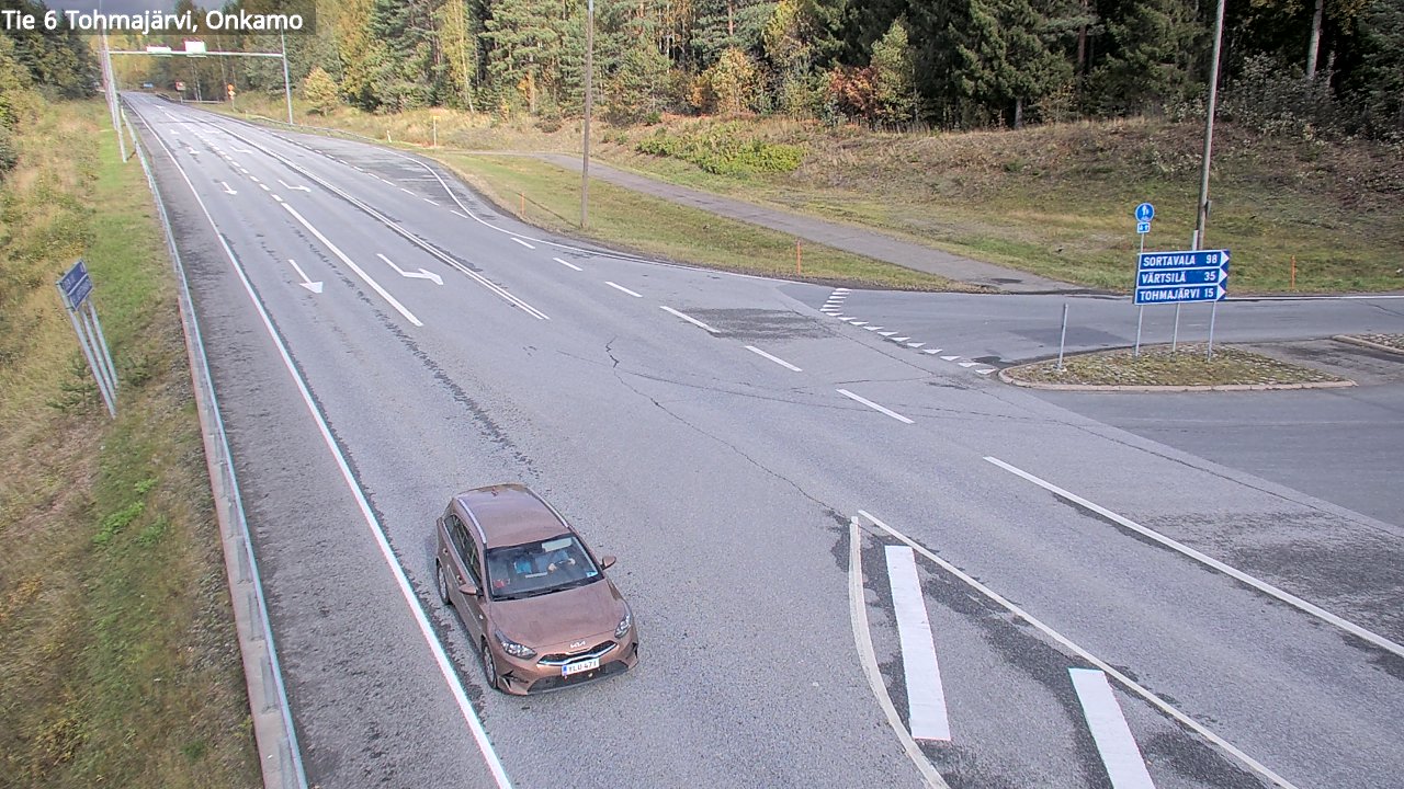 Kelikamerat Kuva Tie 6 Tohmajärvi, Onkamo, Tohmajärvi, Pohjois-Karjala