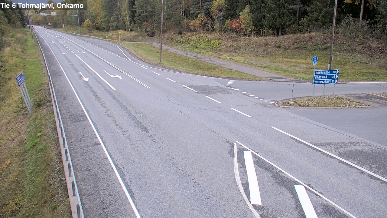 Weather Camera Image Road 6 Tohmajärvi, Onkamo, Tohmajärvi, Pohjois-Karjala