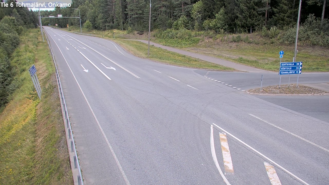 Kelikamerat Kuva Tie 6 Tohmajärvi, Onkamo, Tohmajärvi, Pohjois-Karjala