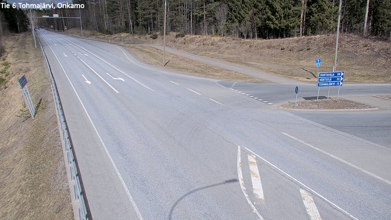 Kelikamerat Kuva Tie 6 Tohmajärvi, Onkamo, Tohmajärvi, Pohjois-Karjala