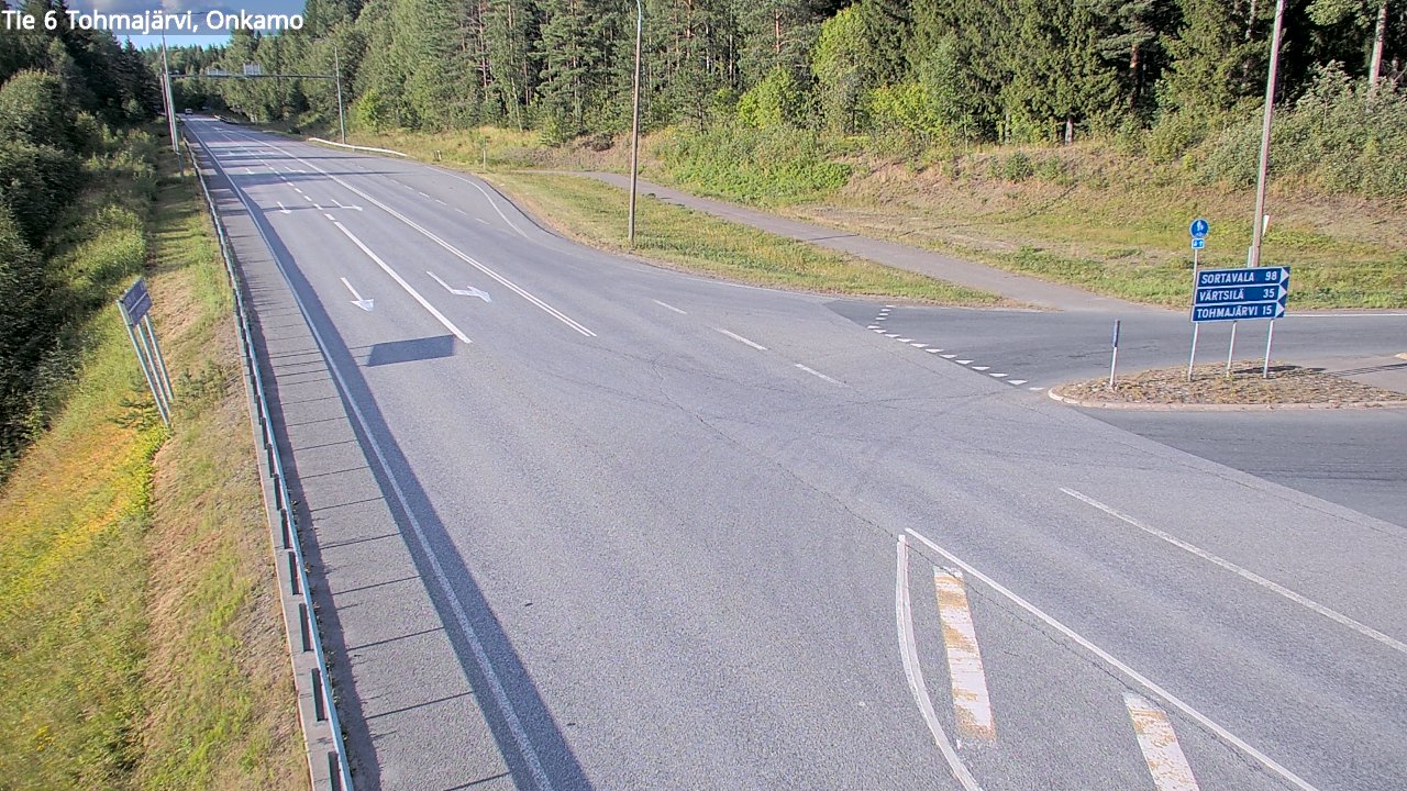 Kelikamerat Kuva Tie 6 Tohmajärvi, Onkamo, Tohmajärvi, Pohjois-Karjala