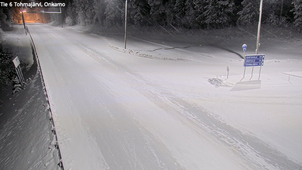 Kelikamerat Kuva Tie 6 Tohmajärvi, Onkamo, Tohmajärvi, Pohjois-Karjala