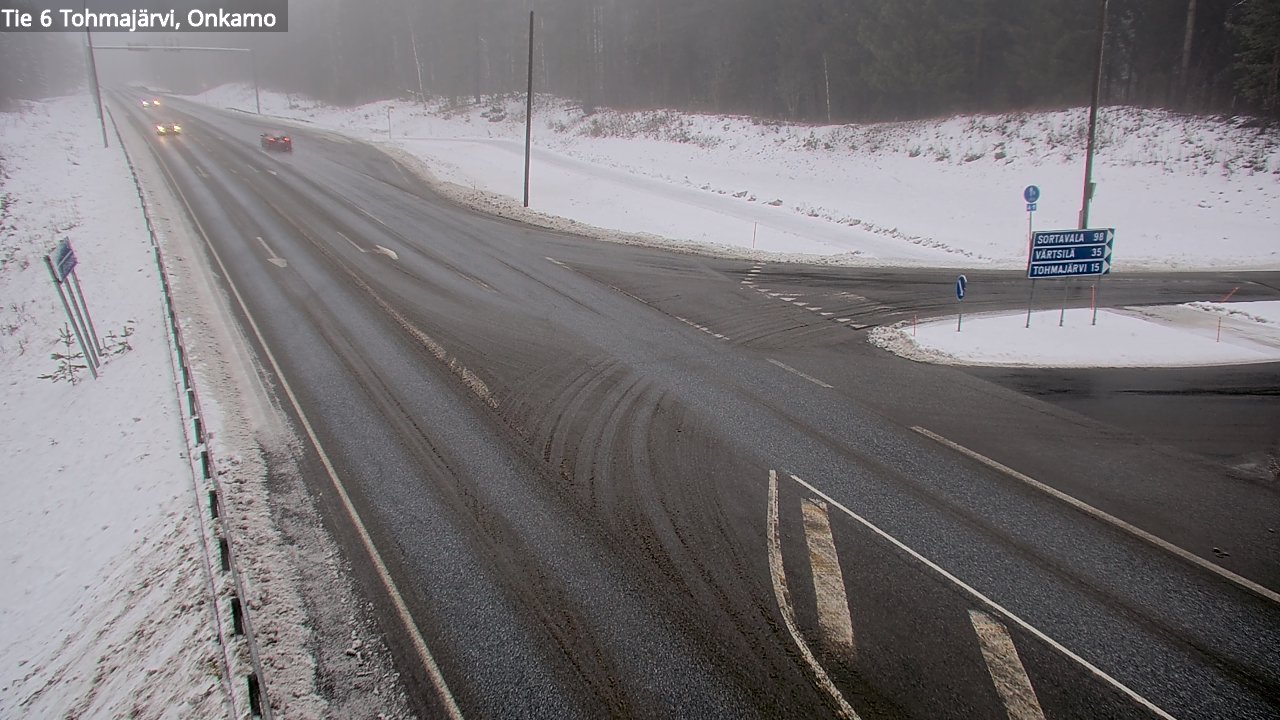 Weather Camera Image Väg 6 Tohmajärvi, Onkamo, Tohmajärvi, Pohjois-Karjala