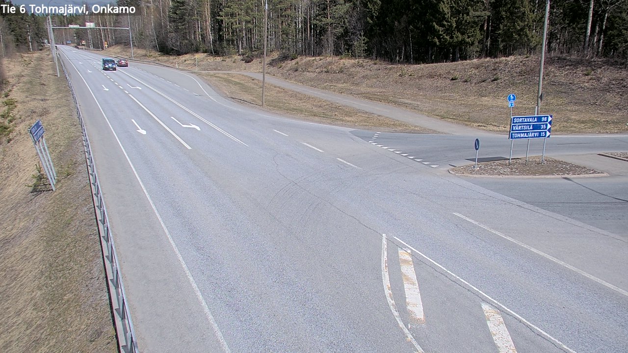 Kelikamerat Kuva Tie 6 Tohmajärvi, Onkamo, Tohmajärvi, Pohjois-Karjala