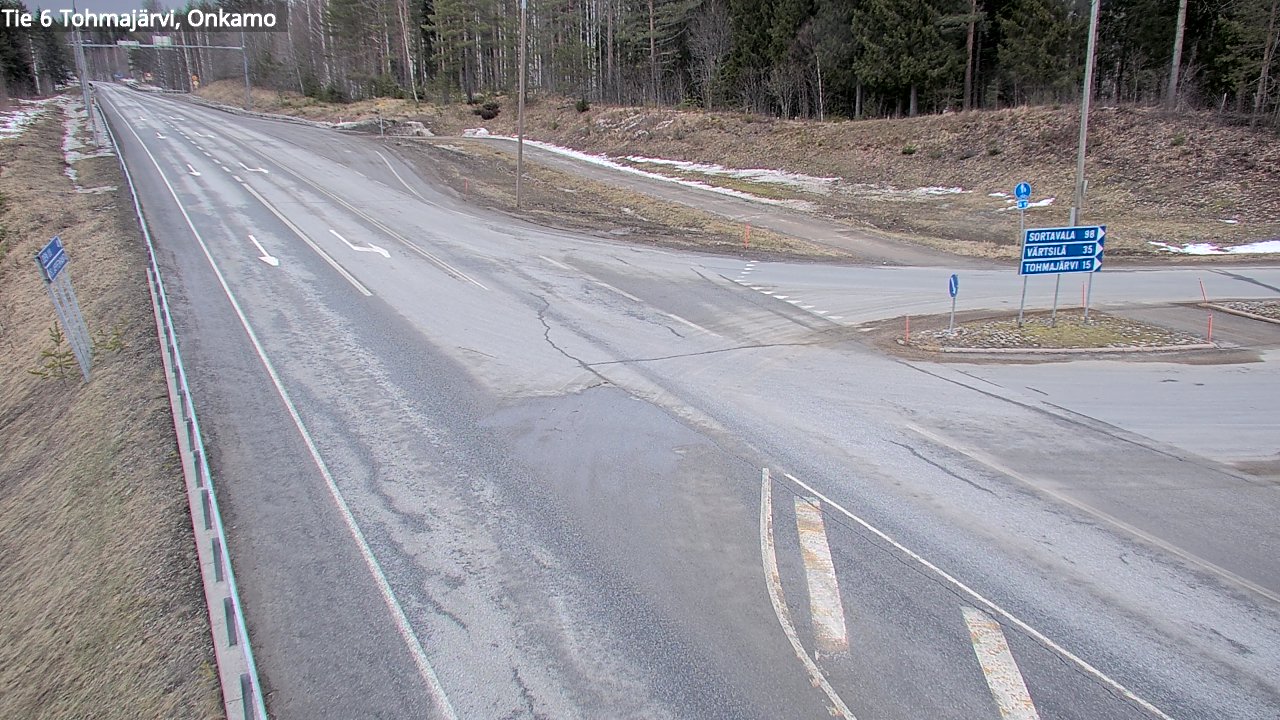 Kelikamerat Kuva Tie 6 Tohmajärvi, Onkamo, Tohmajärvi, Pohjois-Karjala
