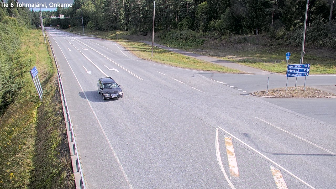 Weather Camera Image Road 6 Tohmajärvi, Onkamo, Tohmajärvi, Pohjois-Karjala