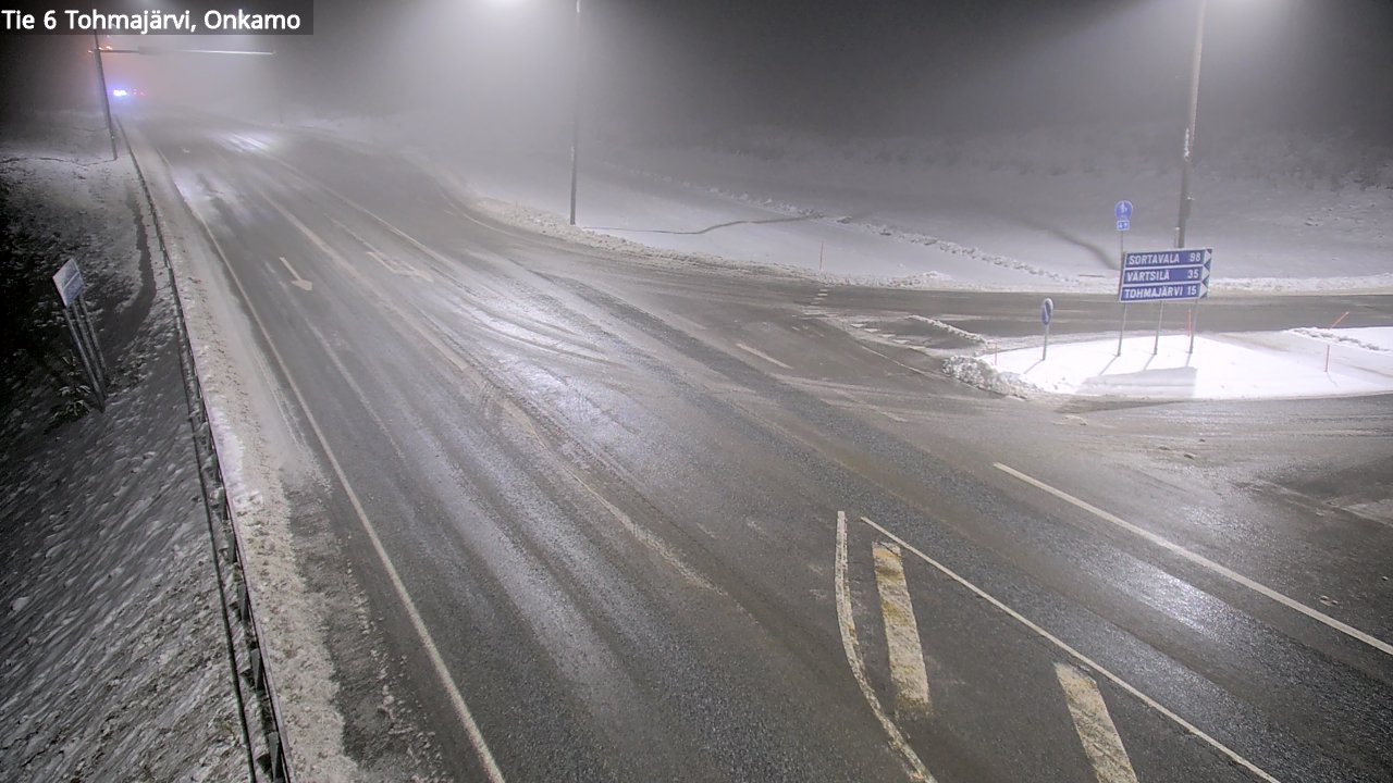 Weather Camera Image Väg 6 Tohmajärvi, Onkamo, Tohmajärvi, Pohjois-Karjala