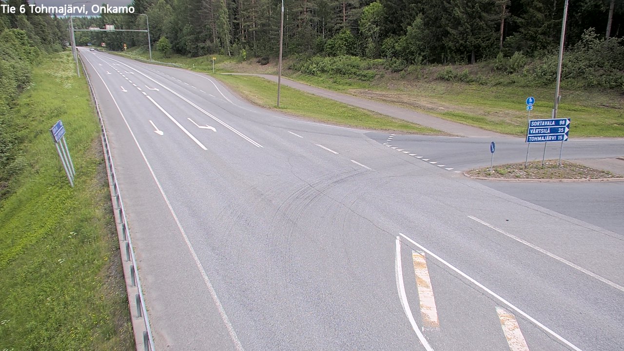 Kelikamerat Kuva Tie 6 Tohmajärvi, Onkamo, Tohmajärvi, Pohjois-Karjala