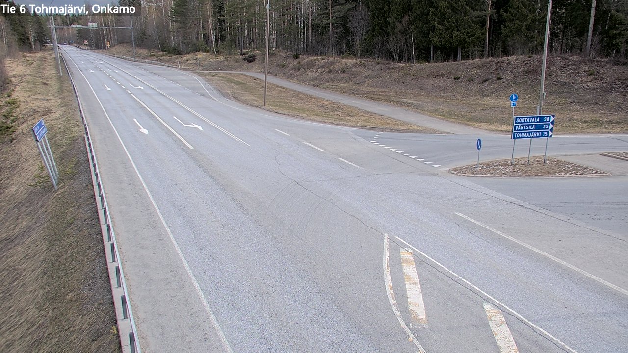 Kelikamerat Kuva Tie 6 Tohmajärvi, Onkamo, Tohmajärvi, Pohjois-Karjala