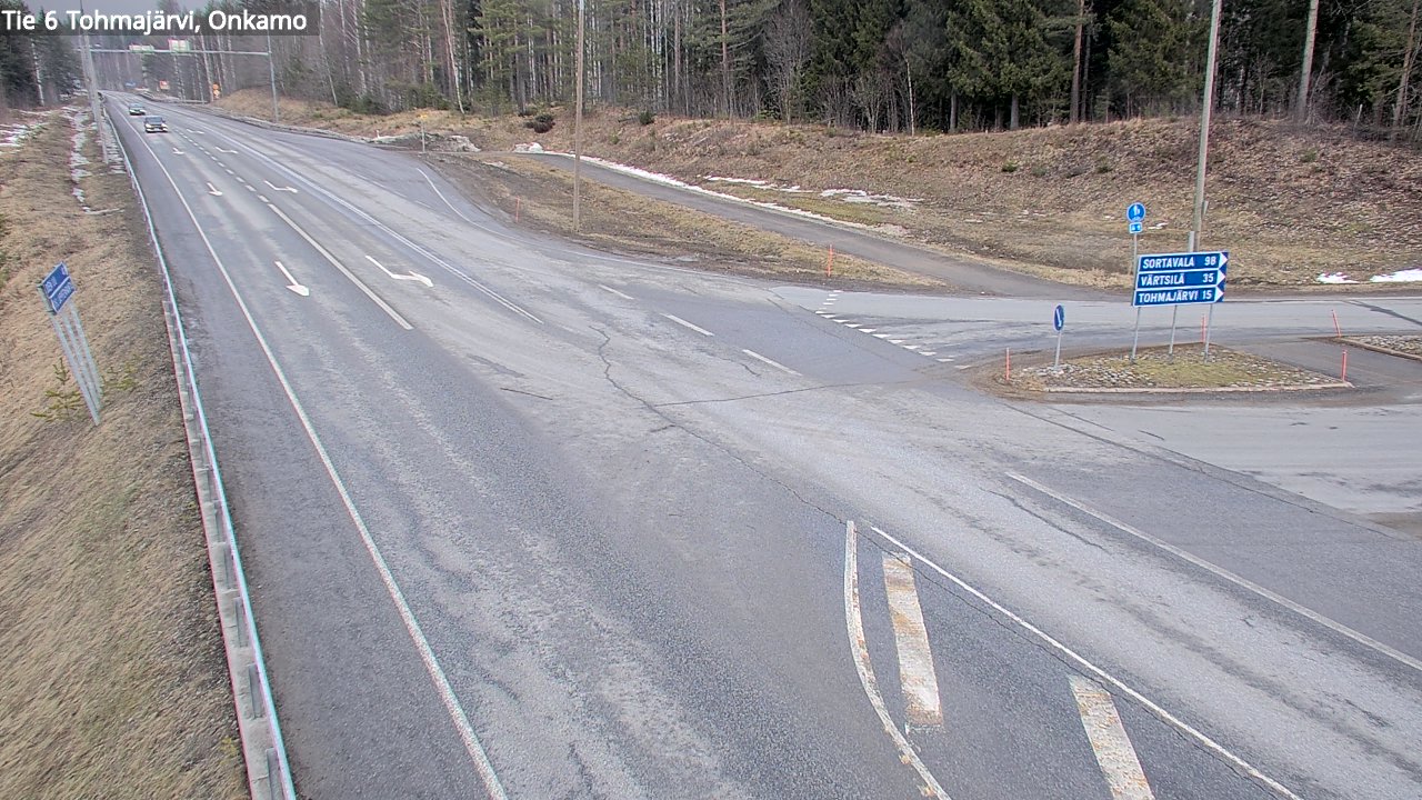Weather Camera Image Road 6 Tohmajärvi, Onkamo, Tohmajärvi, Pohjois-Karjala