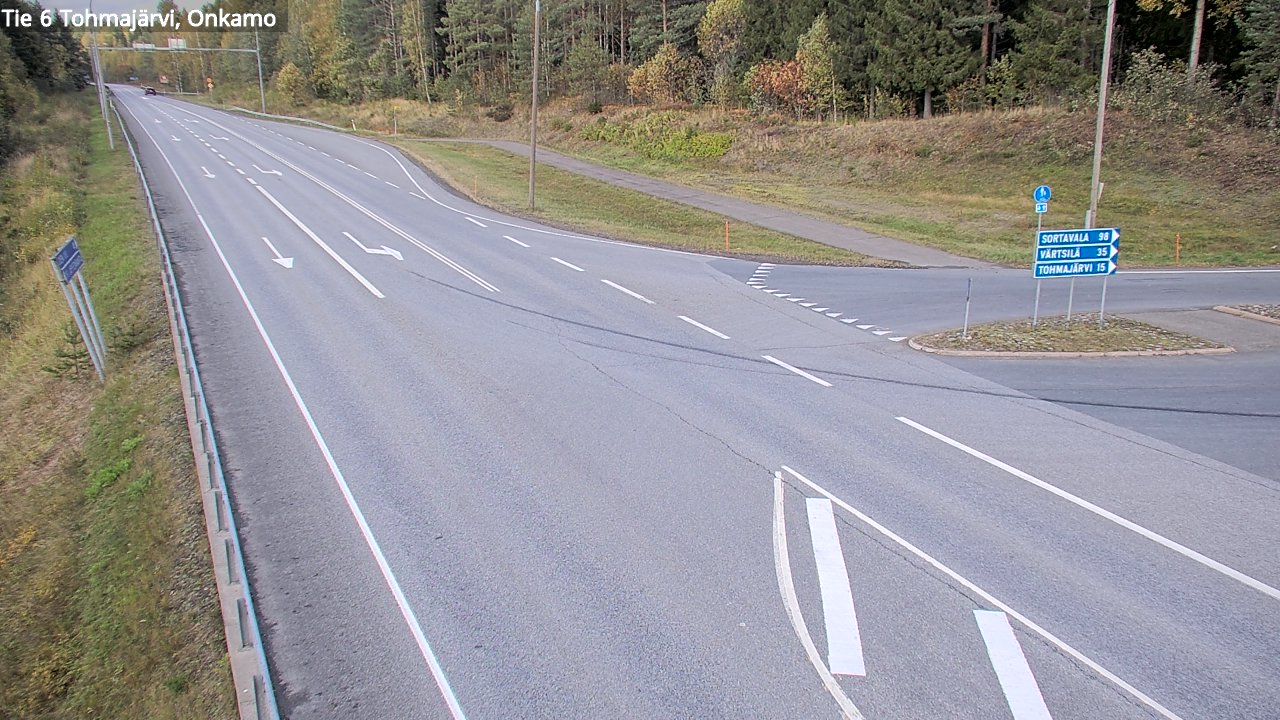 Kelikamerat Kuva Tie 6 Tohmajärvi, Onkamo, Tohmajärvi, Pohjois-Karjala