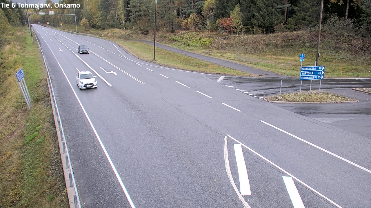 Weather Camera Image Road 6 Tohmajärvi, Onkamo, Tohmajärvi, Pohjois-Karjala