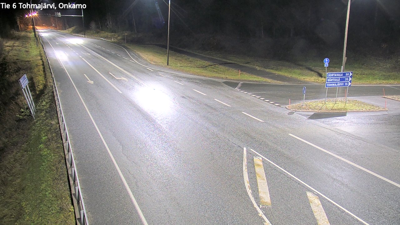 Weather Camera Image Väg 6 Tohmajärvi, Onkamo, Tohmajärvi, Pohjois-Karjala