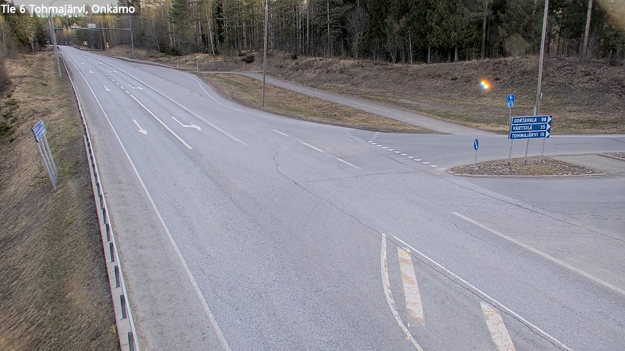 Weather Camera Image Road 6 Tohmajärvi, Onkamo, Tohmajärvi, Pohjois-Karjala