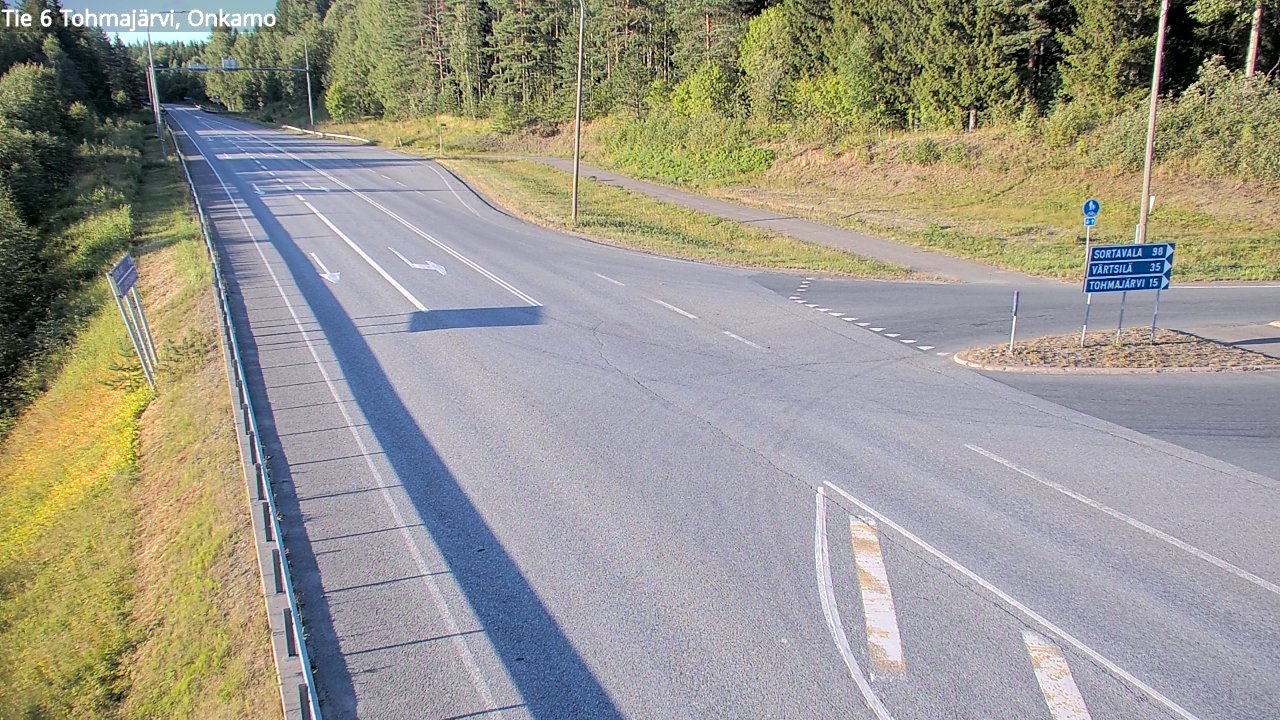 Kelikamerat Kuva Tie 6 Tohmajärvi, Onkamo, Tohmajärvi, Pohjois-Karjala