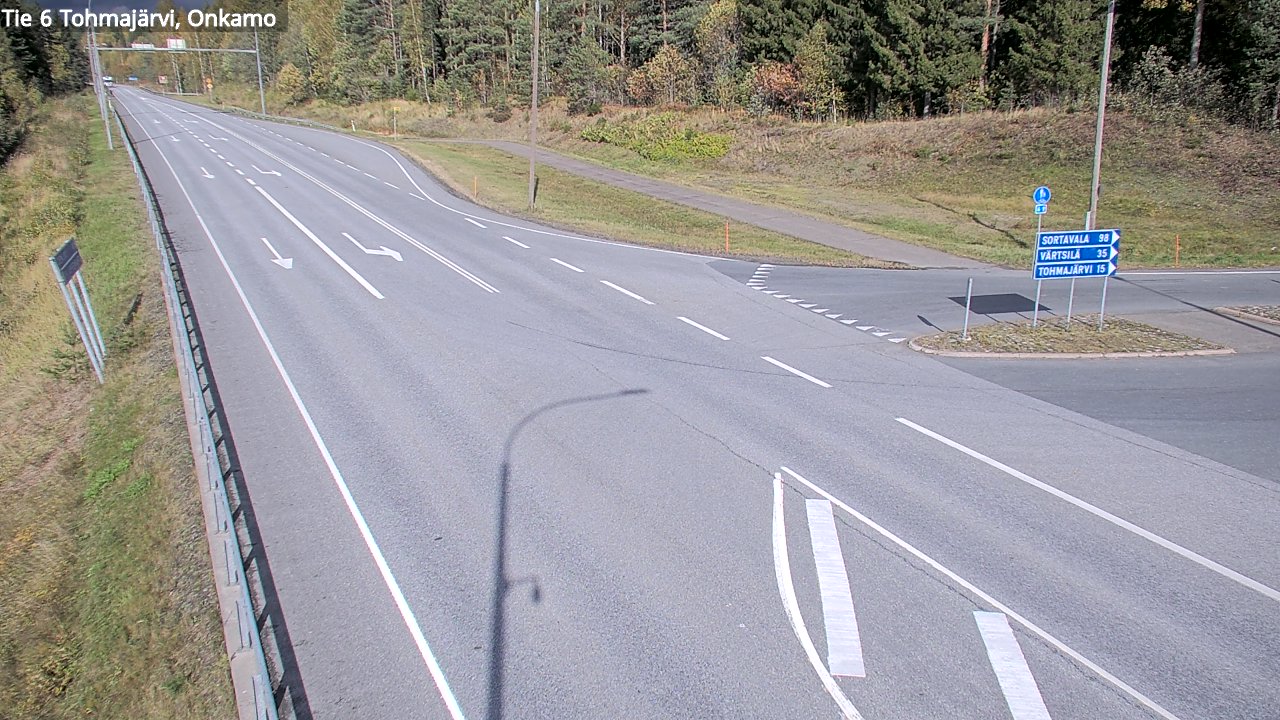 Weather Camera Image Road 6 Tohmajärvi, Onkamo, Tohmajärvi, Pohjois-Karjala