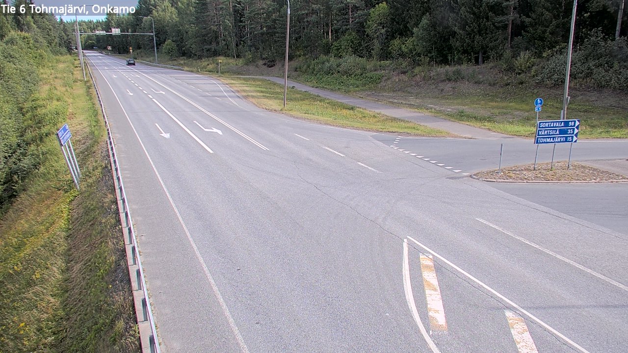 Weather Camera Image Road 6 Tohmajärvi, Onkamo, Tohmajärvi, Pohjois-Karjala