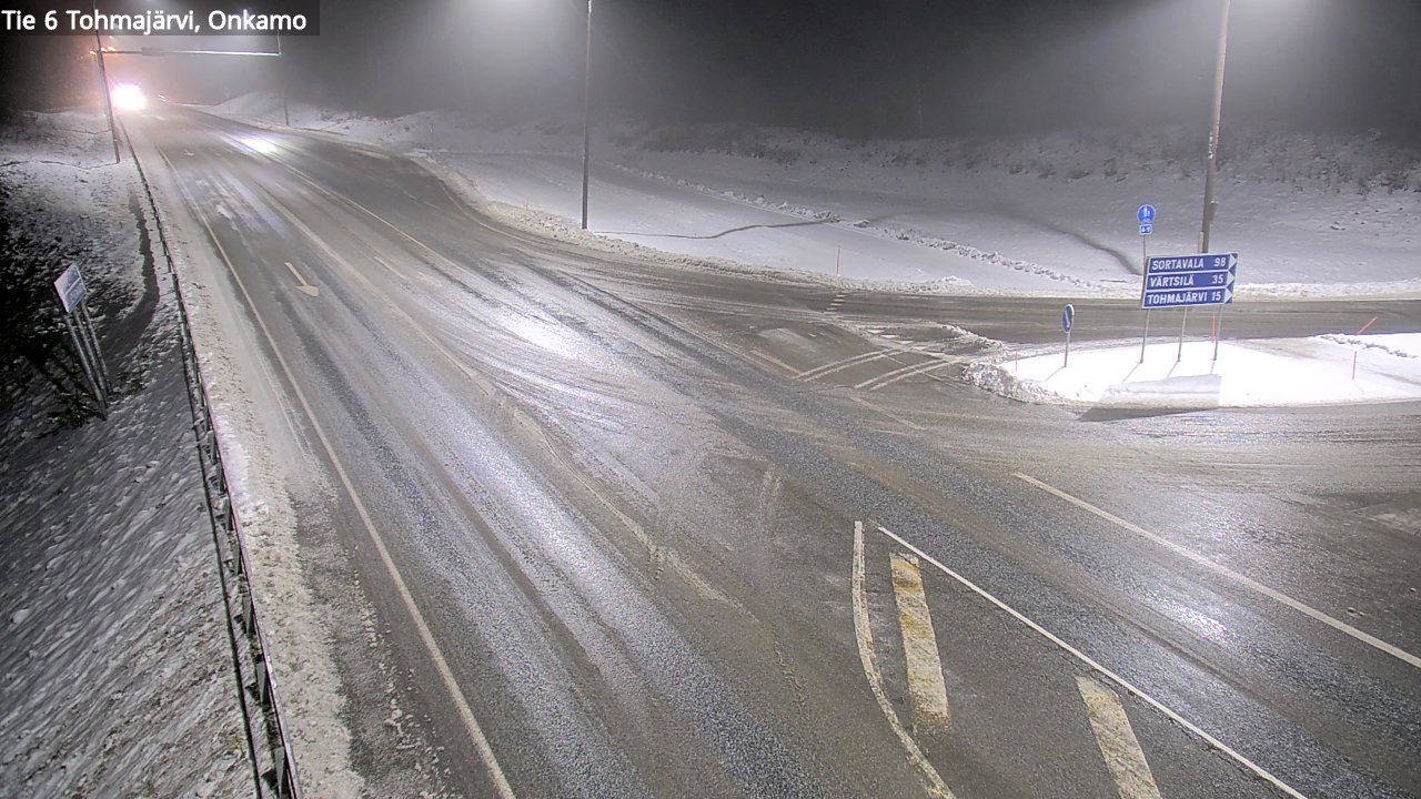 Weather Camera Image Väg 6 Tohmajärvi, Onkamo, Tohmajärvi, Pohjois-Karjala