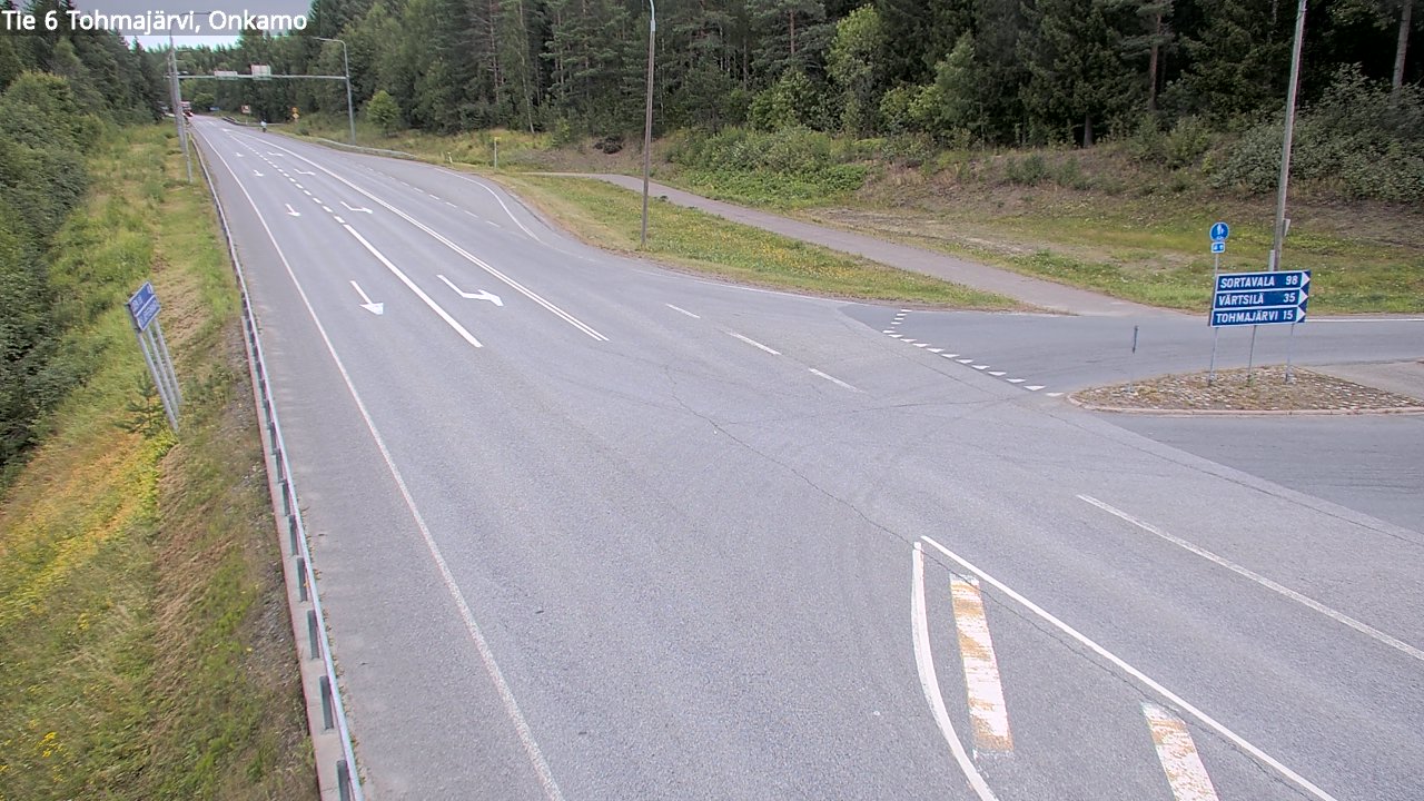 Weather Camera Image Road 6 Tohmajärvi, Onkamo, Tohmajärvi, Pohjois-Karjala