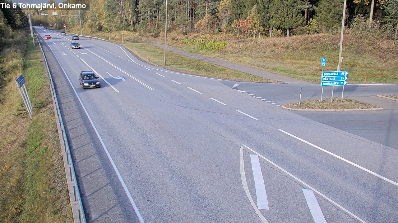 Weather Camera Image Road 6 Tohmajärvi, Onkamo, Tohmajärvi, Pohjois-Karjala