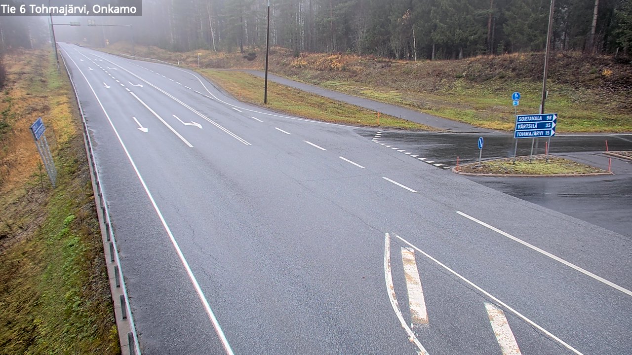Kelikamerat Kuva Tie 6 Tohmajärvi, Onkamo, Tohmajärvi, Pohjois-Karjala