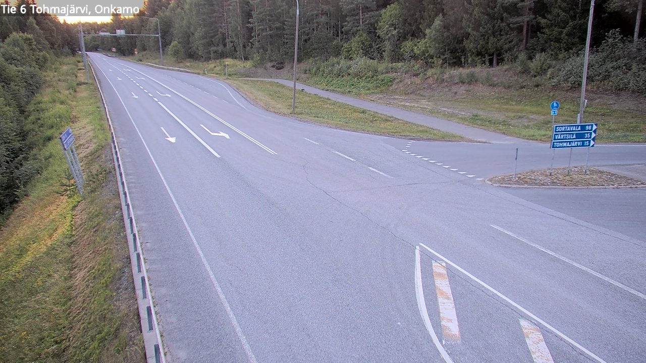 Kelikamerat Kuva Tie 6 Tohmajärvi, Onkamo, Tohmajärvi, Pohjois-Karjala