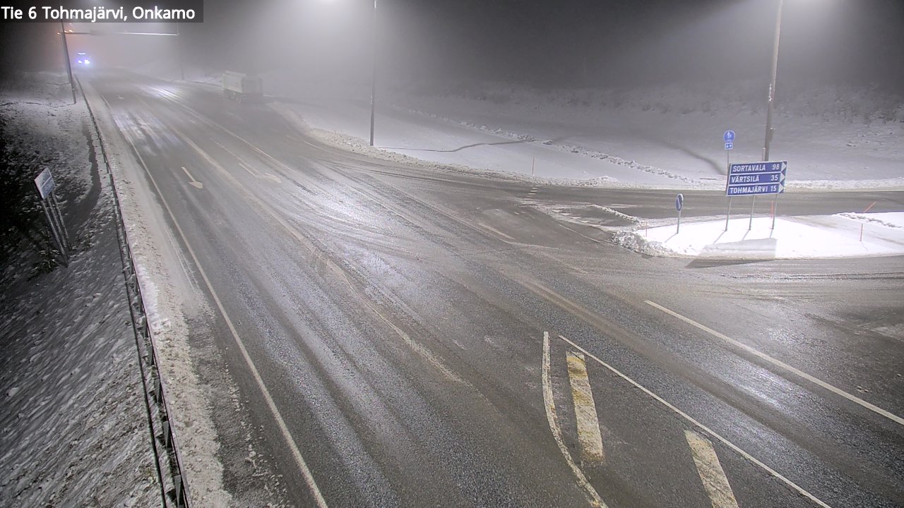 Weather Camera Image Väg 6 Tohmajärvi, Onkamo, Tohmajärvi, Pohjois-Karjala