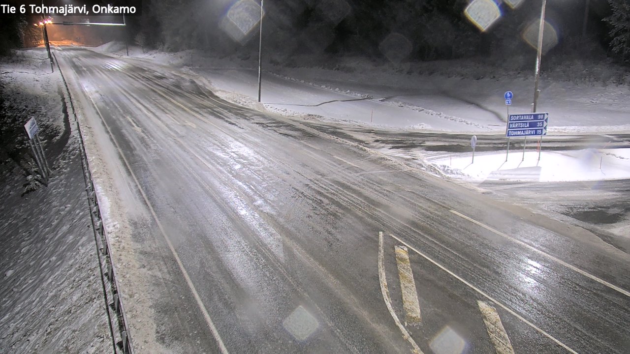 Weather Camera Image Väg 6 Tohmajärvi, Onkamo, Tohmajärvi, Pohjois-Karjala
