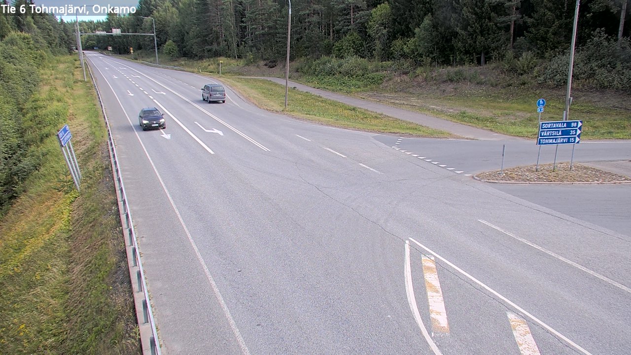 Weather Camera Image Road 6 Tohmajärvi, Onkamo, Tohmajärvi, Pohjois-Karjala