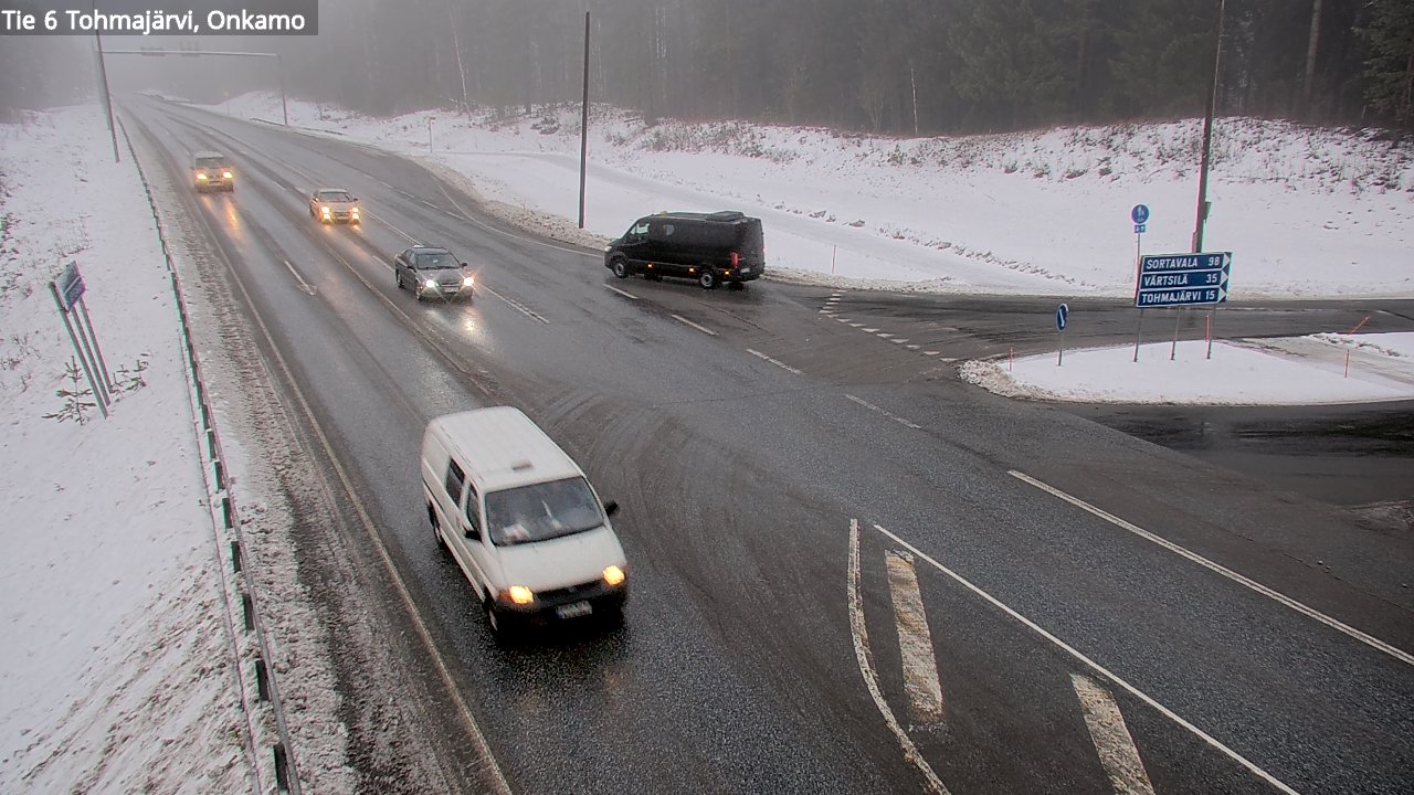 Weather Camera Image Väg 6 Tohmajärvi, Onkamo, Tohmajärvi, Pohjois-Karjala