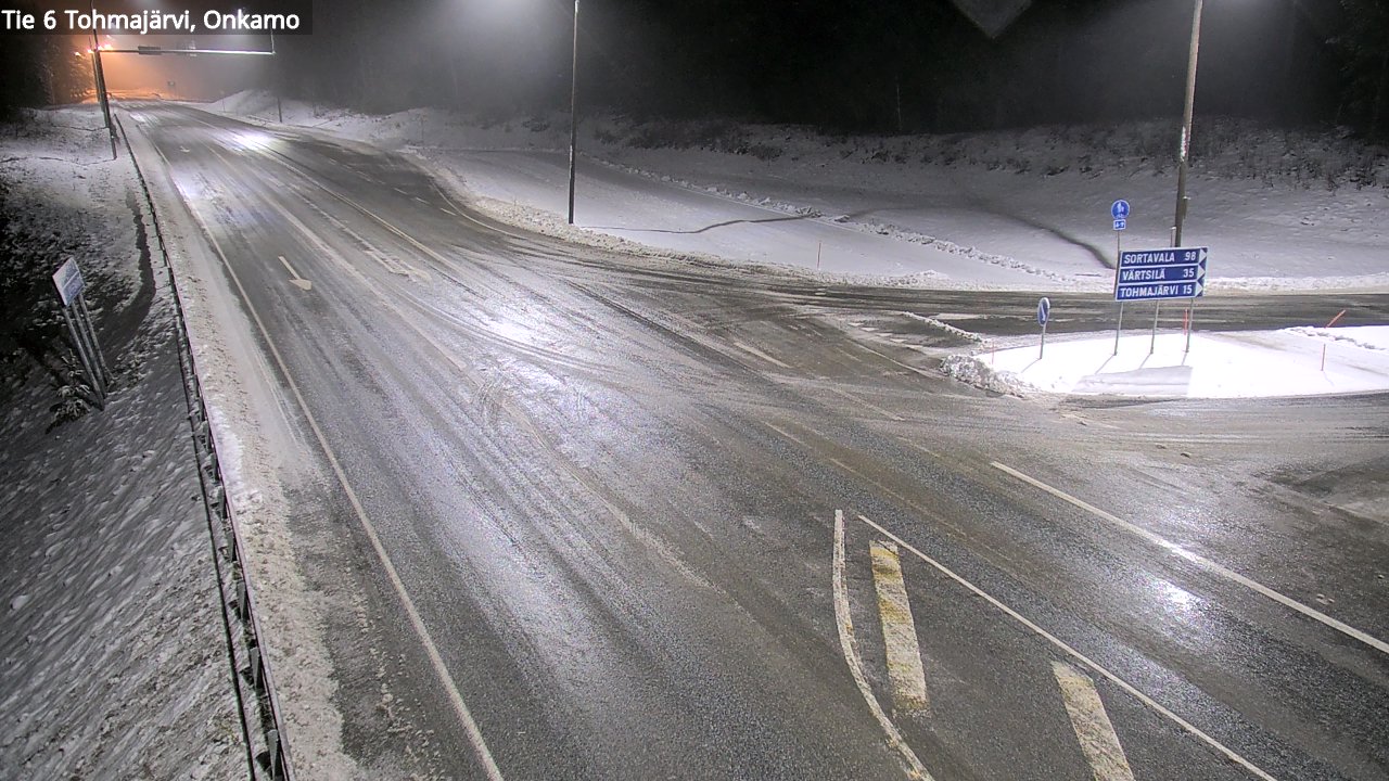 Weather Camera Image Väg 6 Tohmajärvi, Onkamo, Tohmajärvi, Pohjois-Karjala