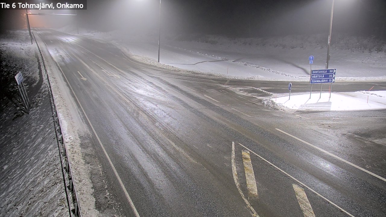 Weather Camera Image Väg 6 Tohmajärvi, Onkamo, Tohmajärvi, Pohjois-Karjala