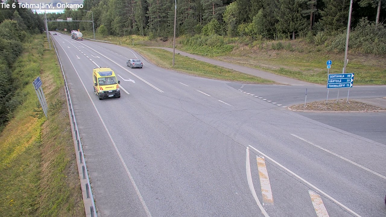 Kelikamerat Kuva Tie 6 Tohmajärvi, Onkamo, Tohmajärvi, Pohjois-Karjala