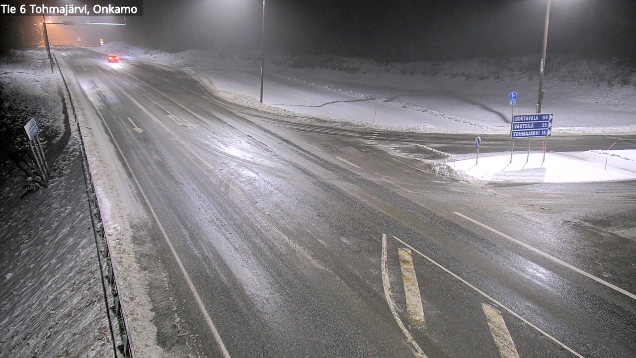 Weather Camera Image Väg 6 Tohmajärvi, Onkamo, Tohmajärvi, Pohjois-Karjala